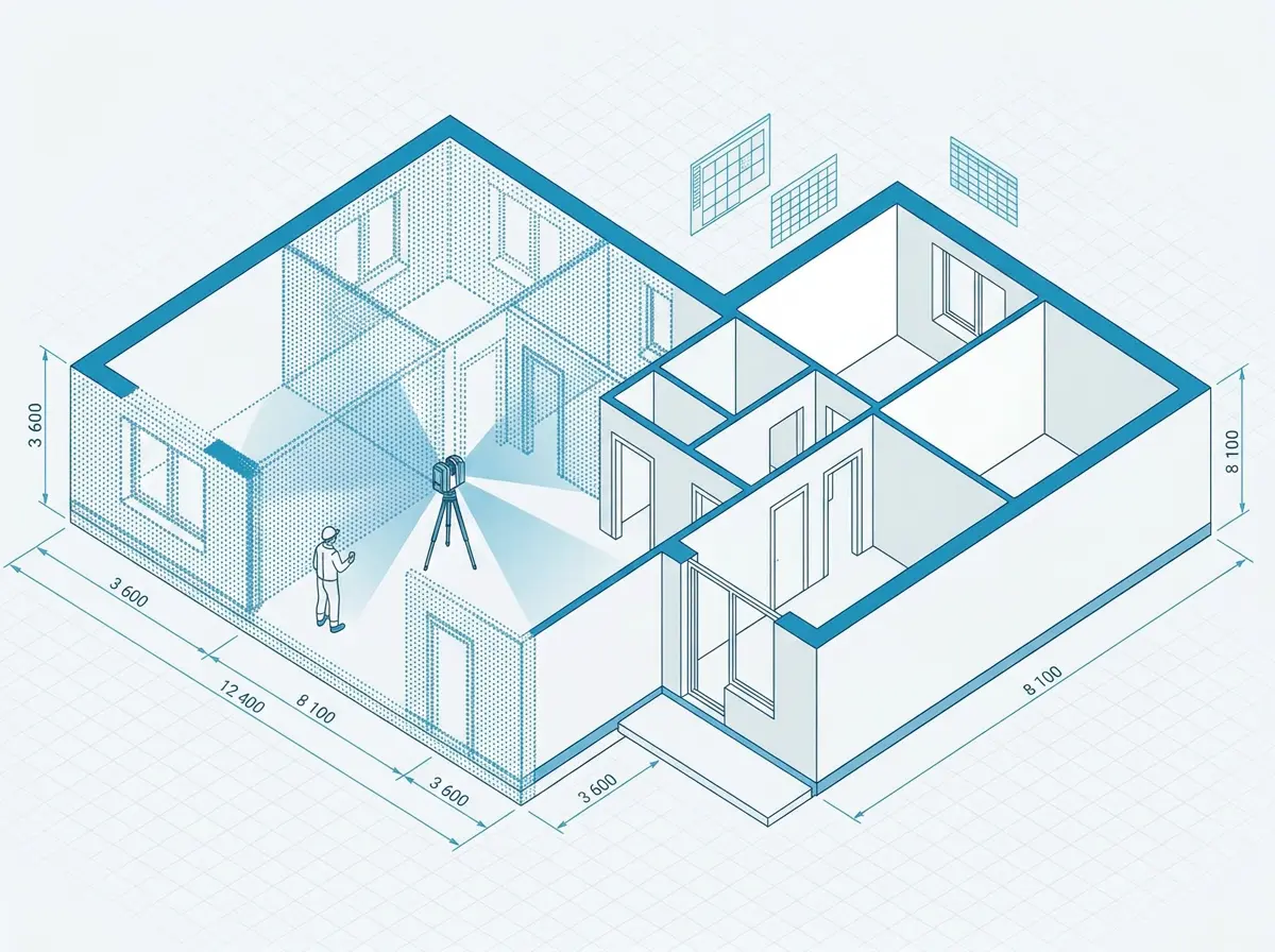 3D-модель квартиры в Revit и ArchiCAD